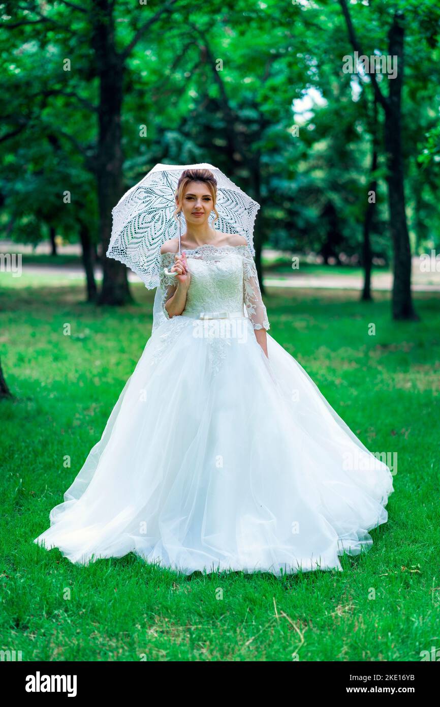 Rear view smiling bride hi-res stock photography and images - Alamy