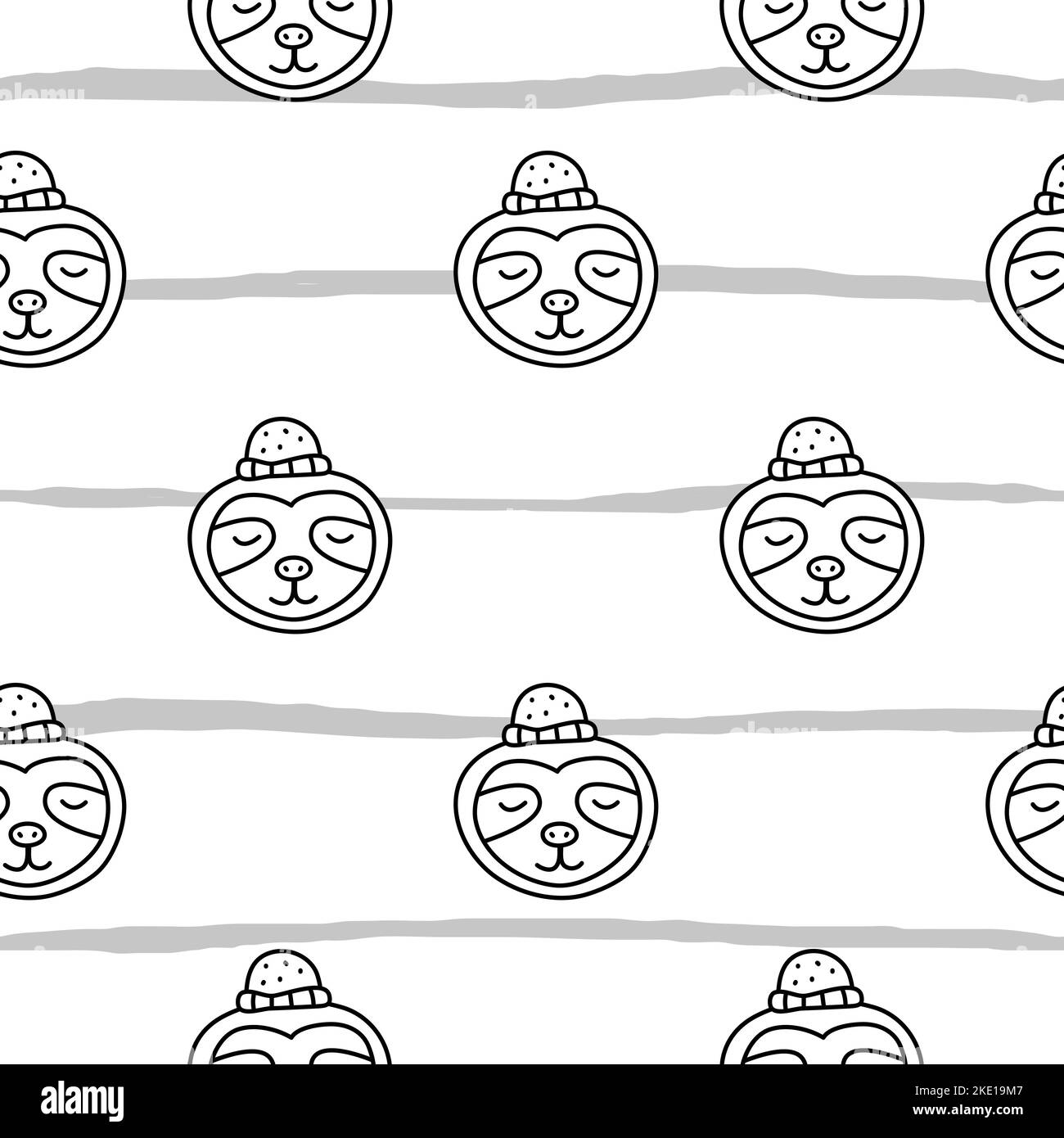 Funny sloth Black and White Stock Photos & Images - Alamy