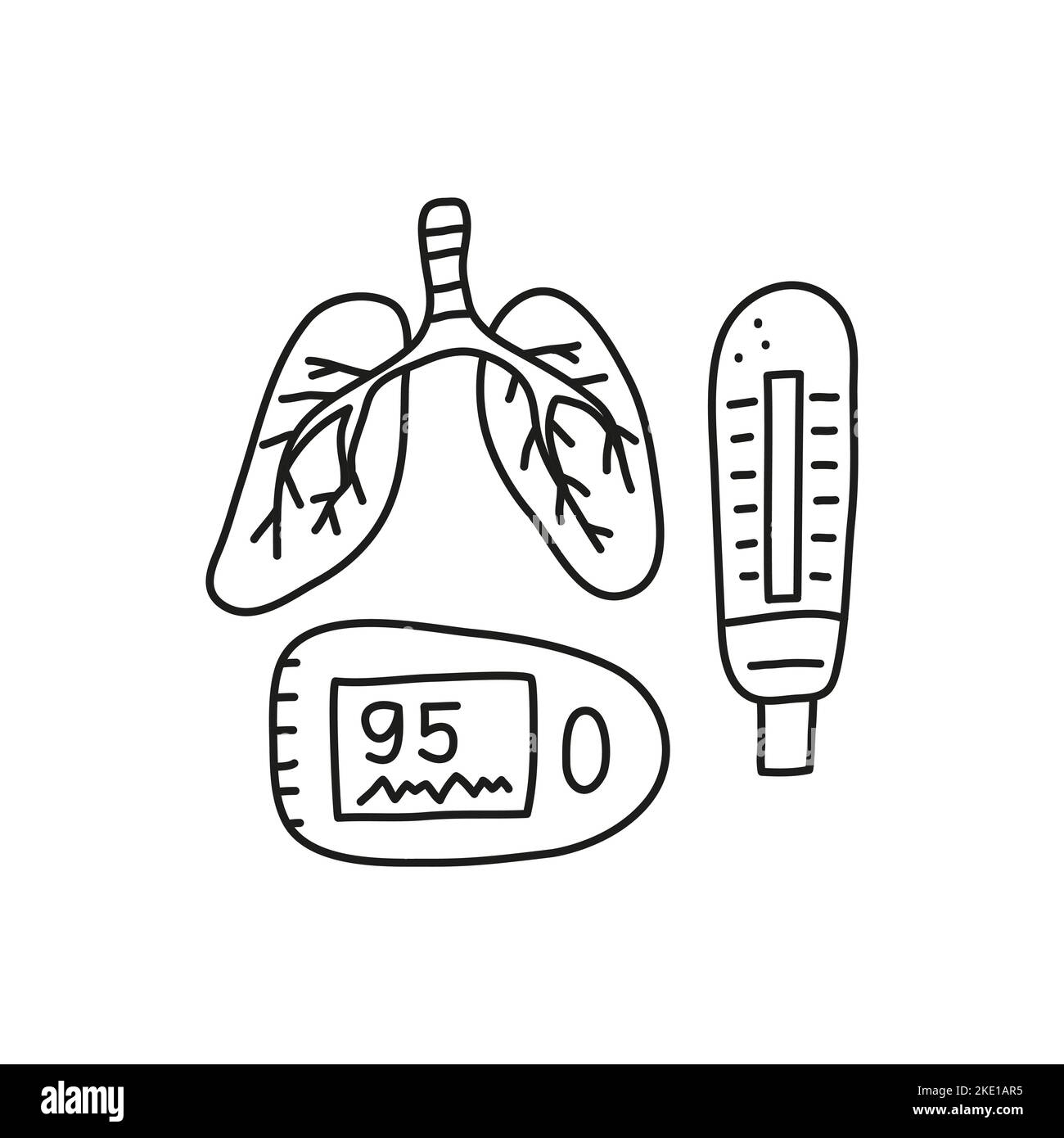 Peak flow meter Stock Vector Images Alamy