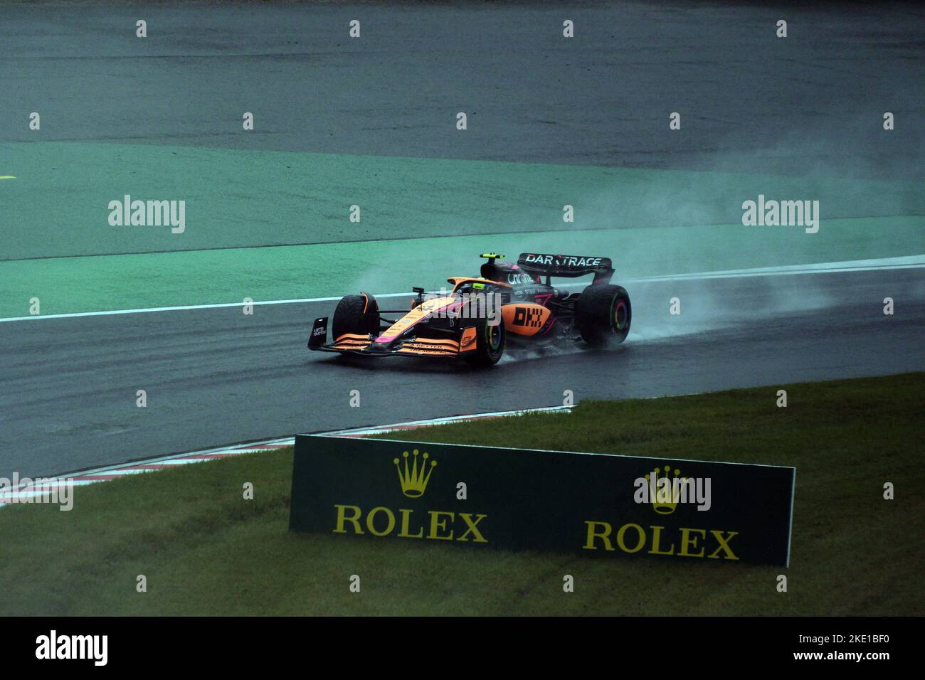 Lando Norris of McLaren entering the spoon of Suzuka Circuit, F1