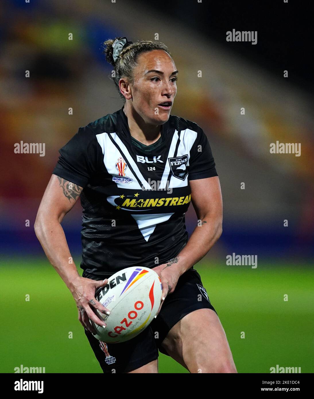 New Zealand's Krystal Rota during the Women's Rugby League World Cup