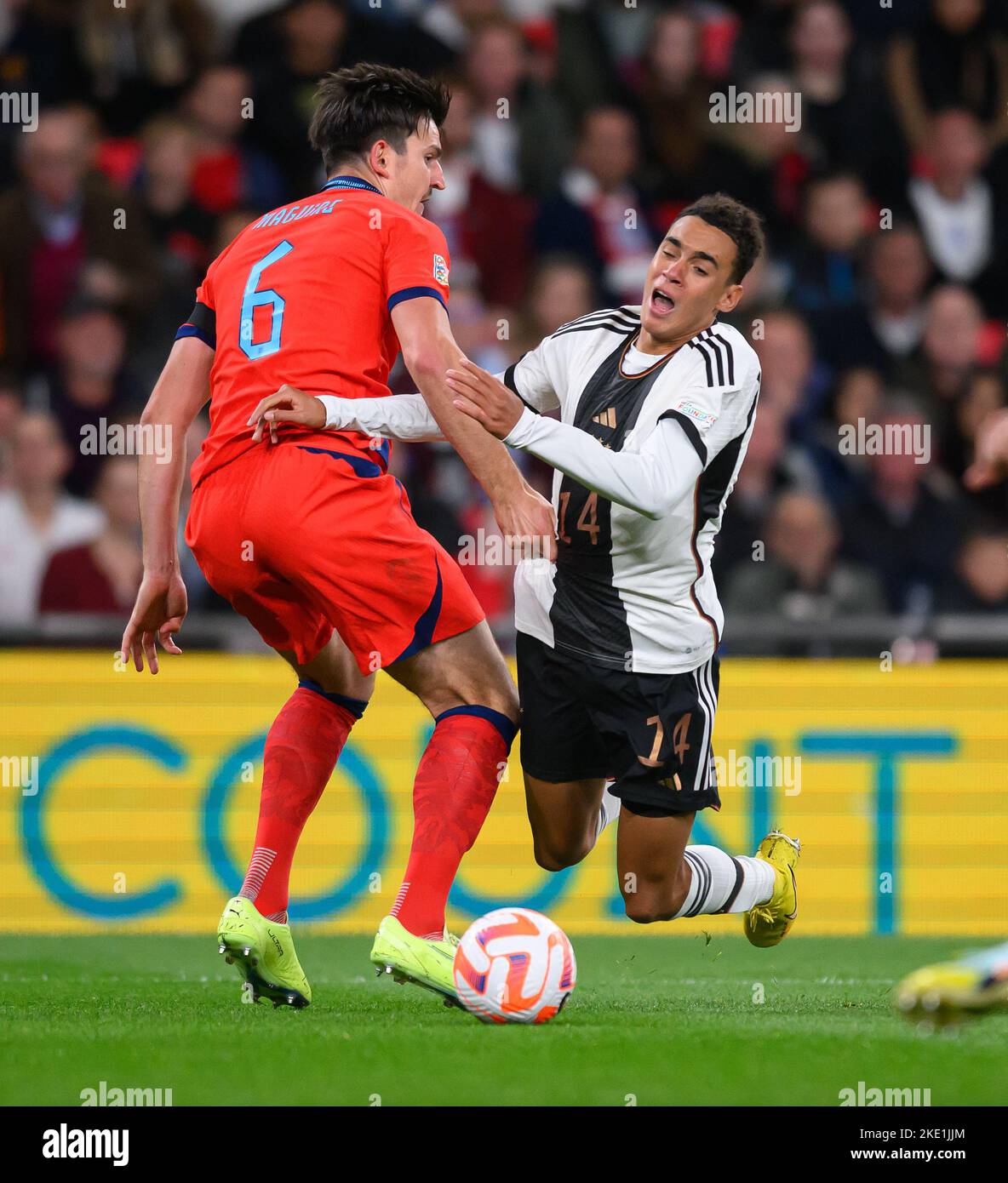 Genoa, Italy. 30 April 2022. Antonio Candreva of UC Sampdoria fouls Nadiem  Amiri of Genoa CFC during the Serie A football match between UC Sampdoria  and Genoa CFC. Credit: Nicolò Campo/Alamy Live