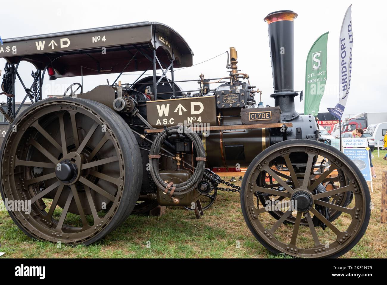 Tarrant Hinton.Dorset.United Kingdom.August 25th 2022.A 1914 Aveling