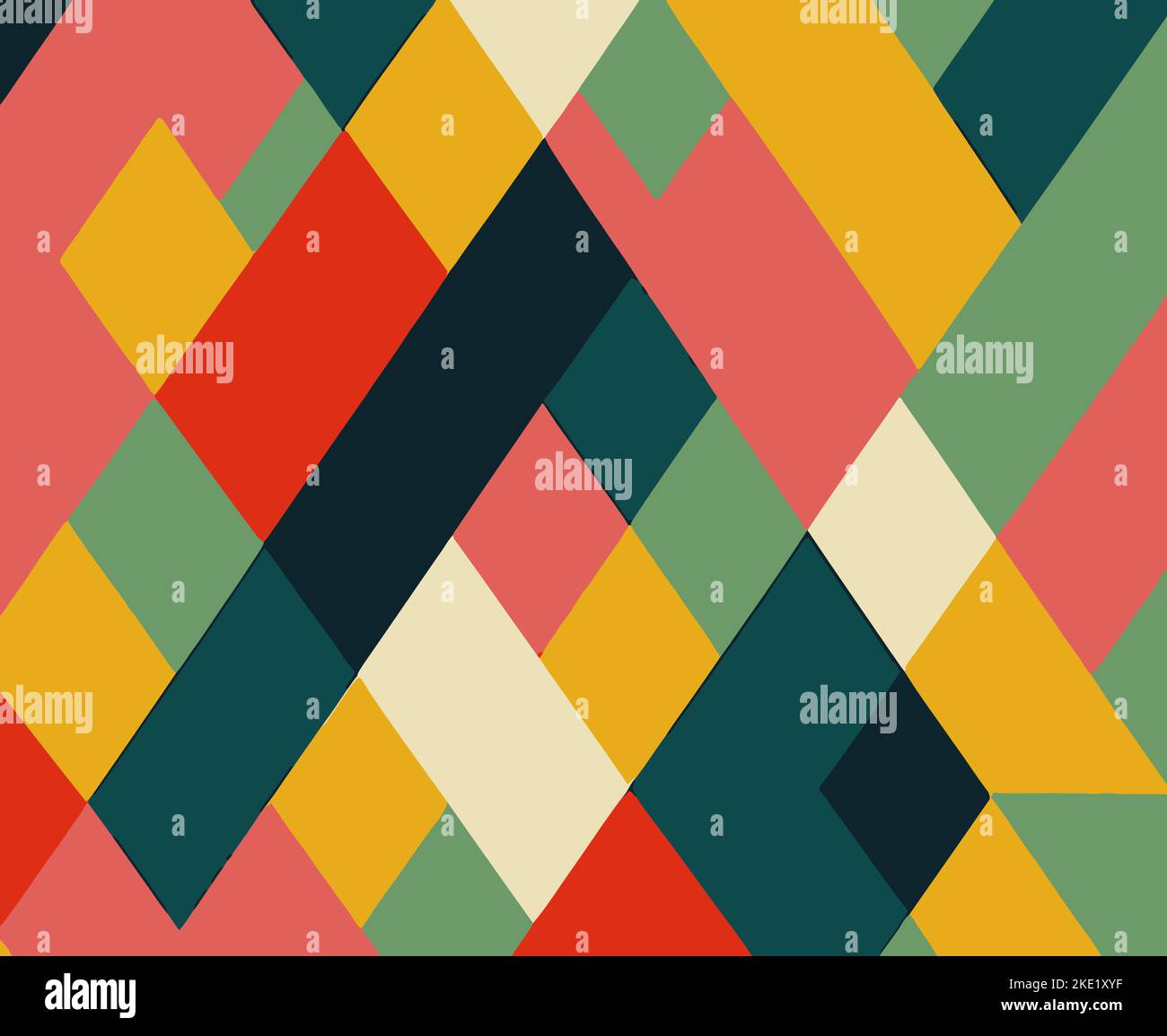 An editable illustration of bright abstract shapes Stock Vector Image ...