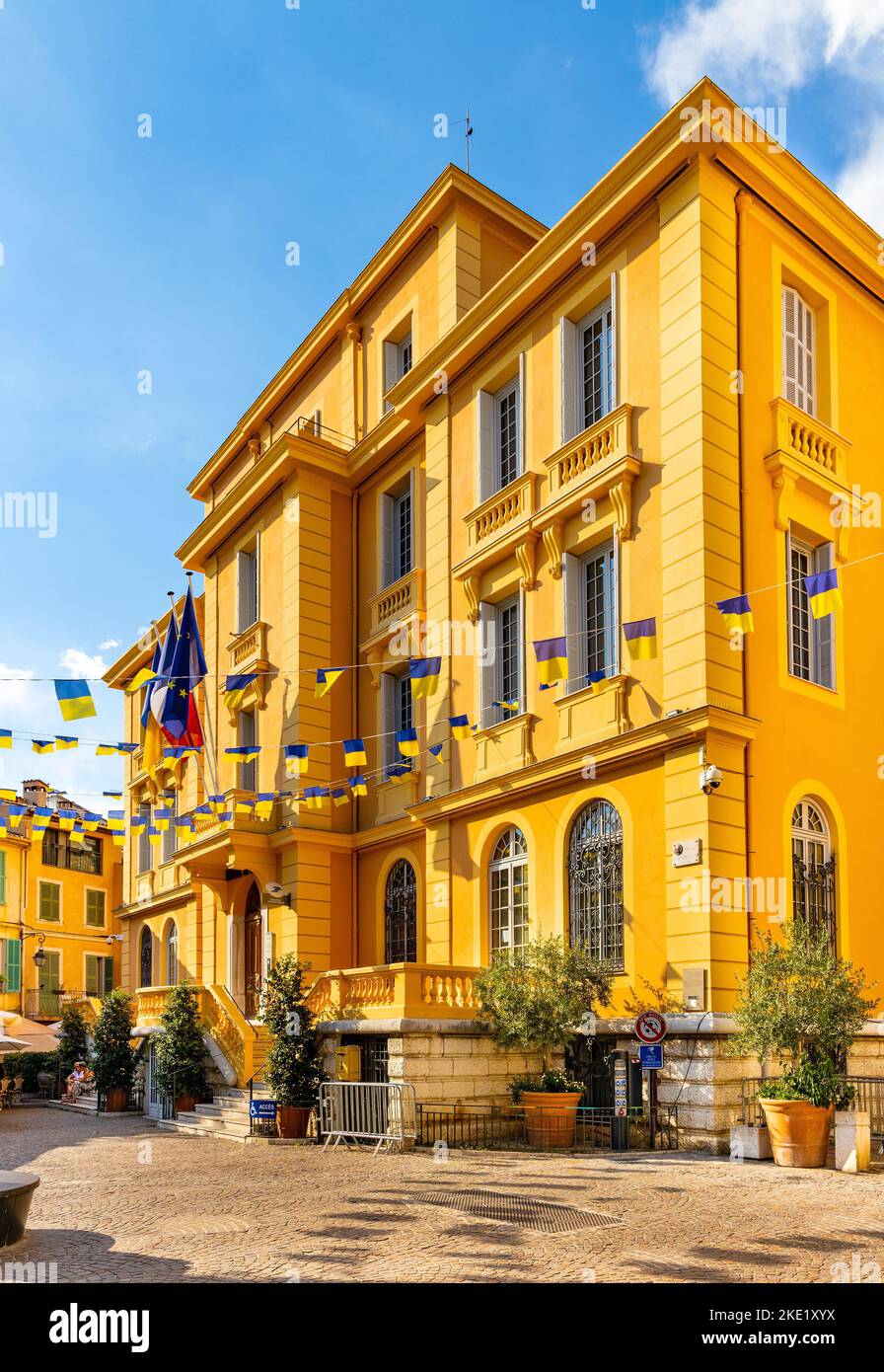 Vence, France August 6, 2022 Hotel de Ville Town Hall and