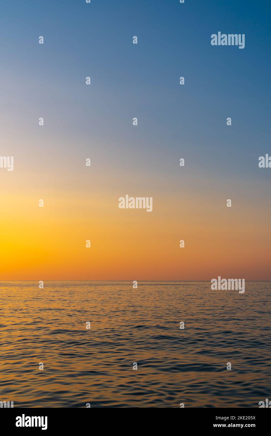 Purple sunset over the Black Sea, Batumi beach. Georgia Stock Photo - Alamy