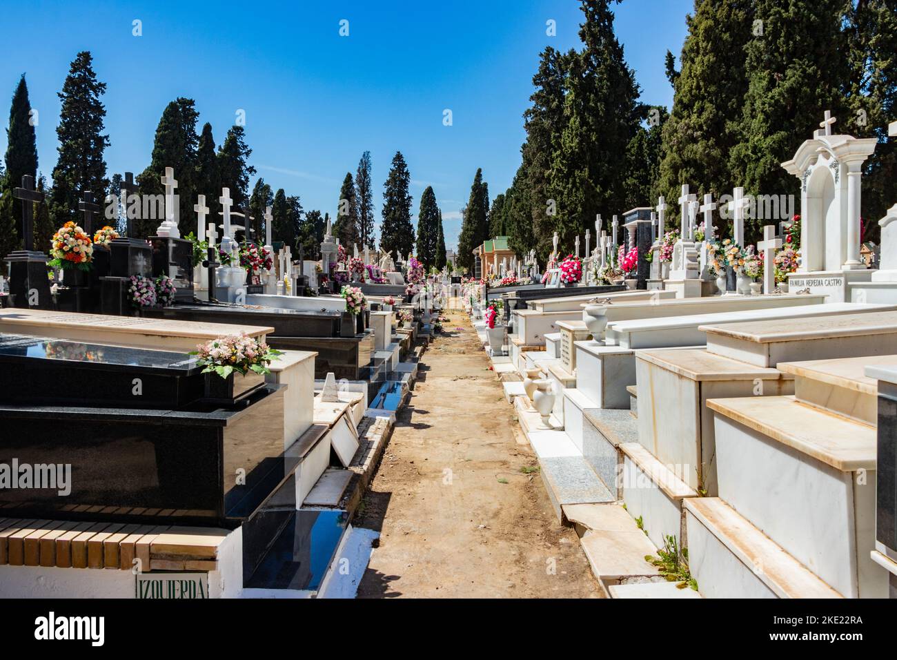 municipal Cementerio de San Fernando seville spain Stock Photo Alamy