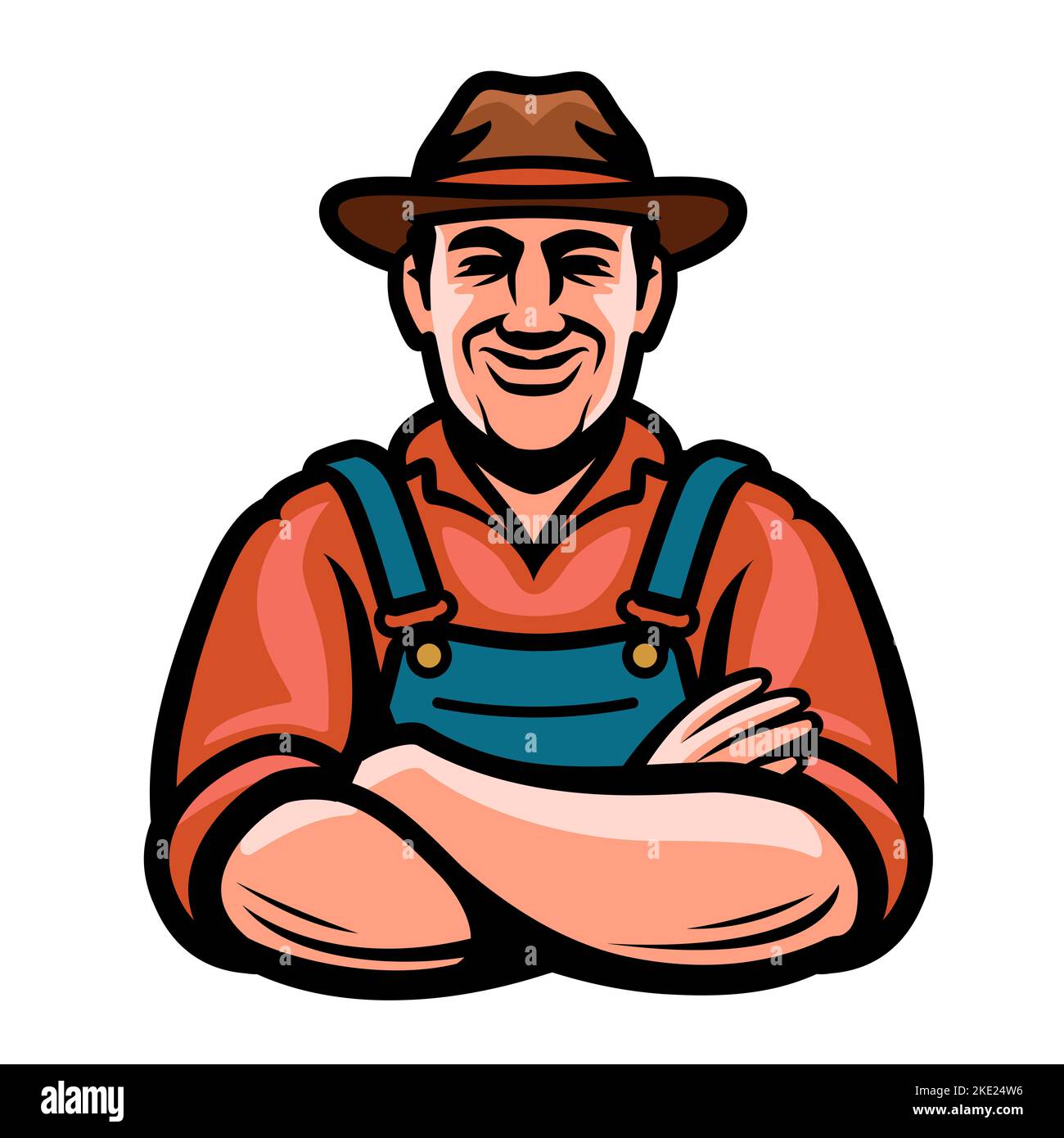 attractive-smiling-farm-worker-in-hat-illustration-male-farmer