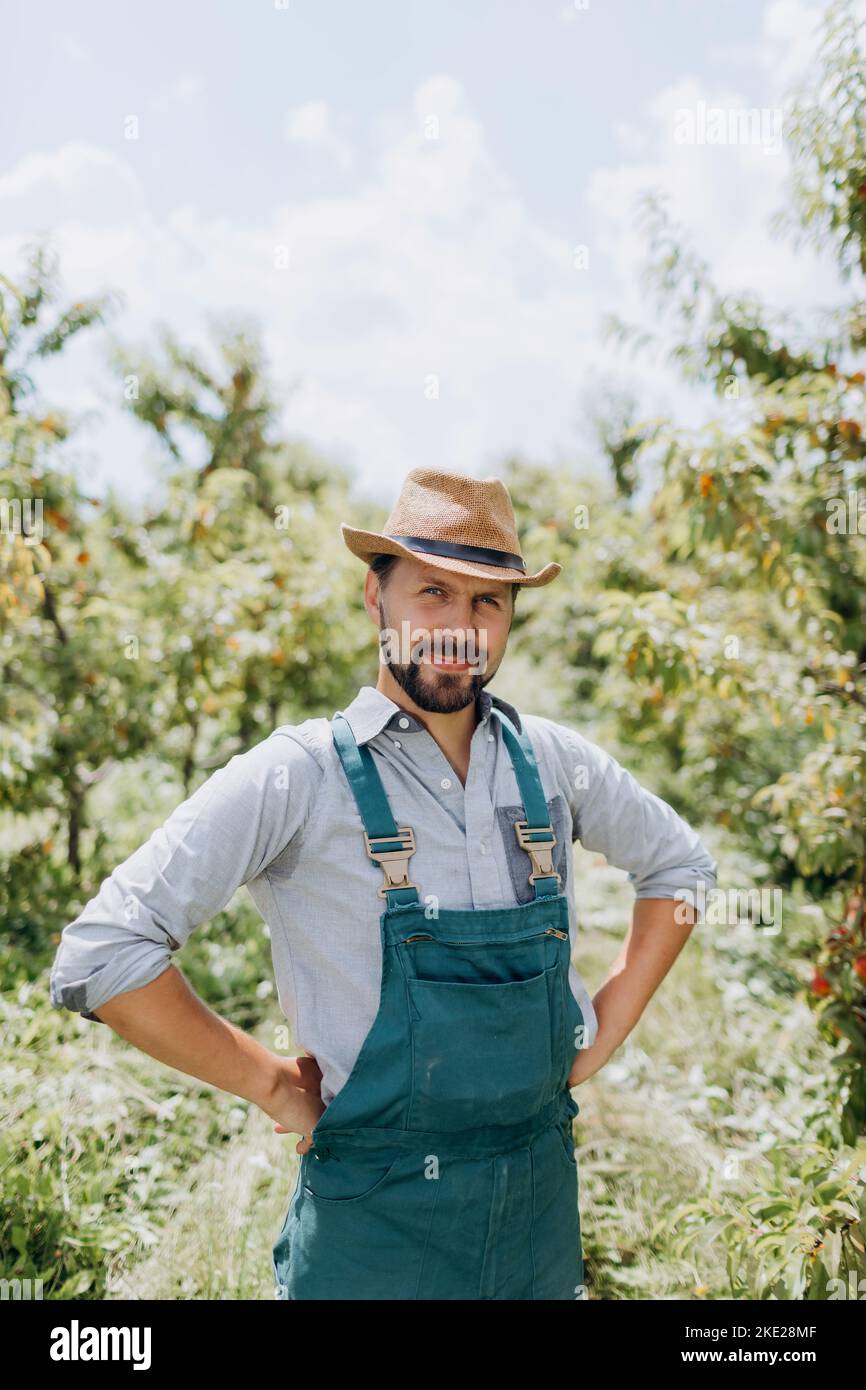 Man among trees hi-res stock photography and images - Alamy