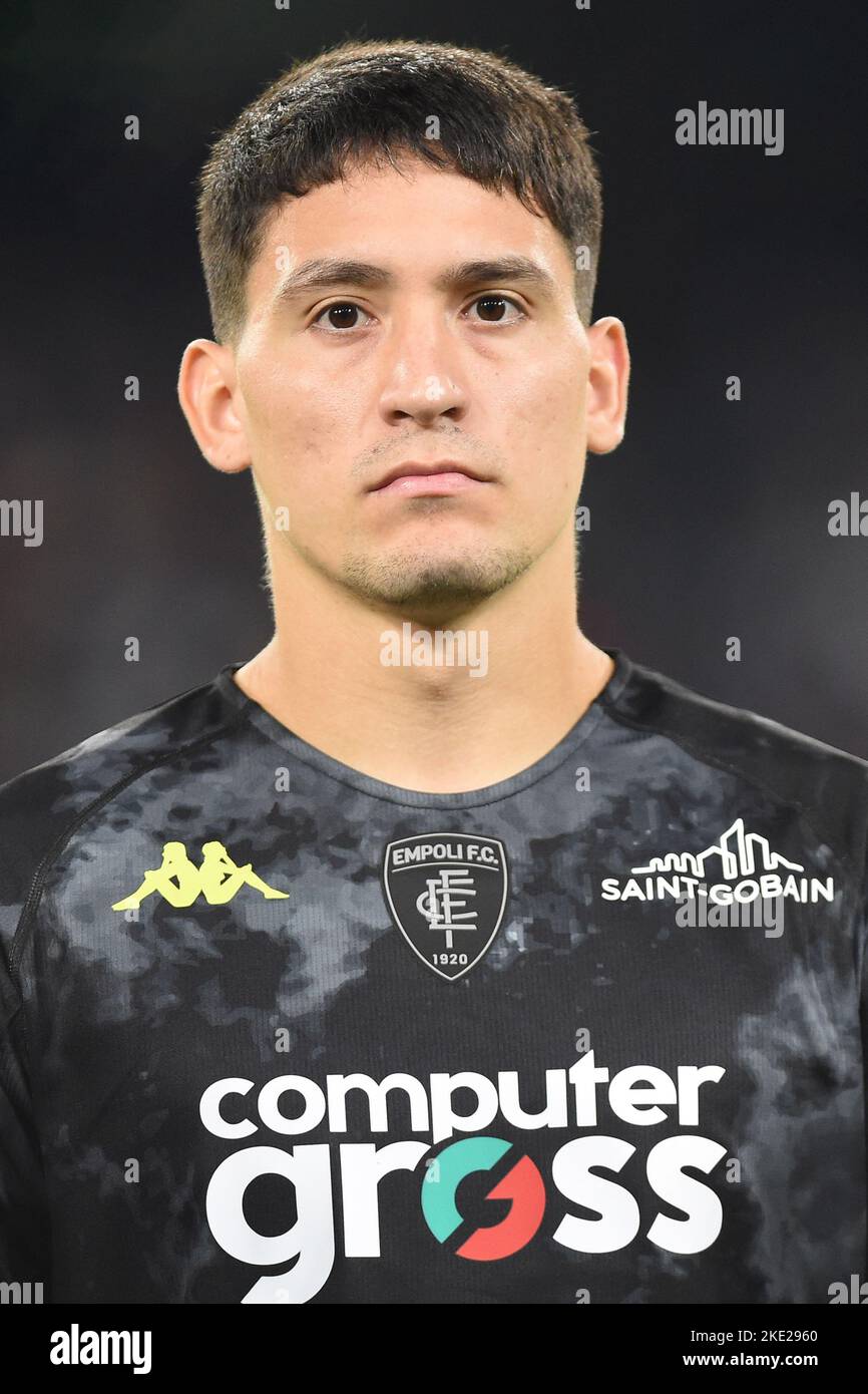 Naples, Italy. 8 Nov, 2022. Martin Satriano of Empoli FC during the Serie A match between SSC Napoli and Empoli FC at Stadio Diego Armando Maradona Naples Italy on 08 November 2022. Credit:Franco Romano/Alamy Live News Stock Photo