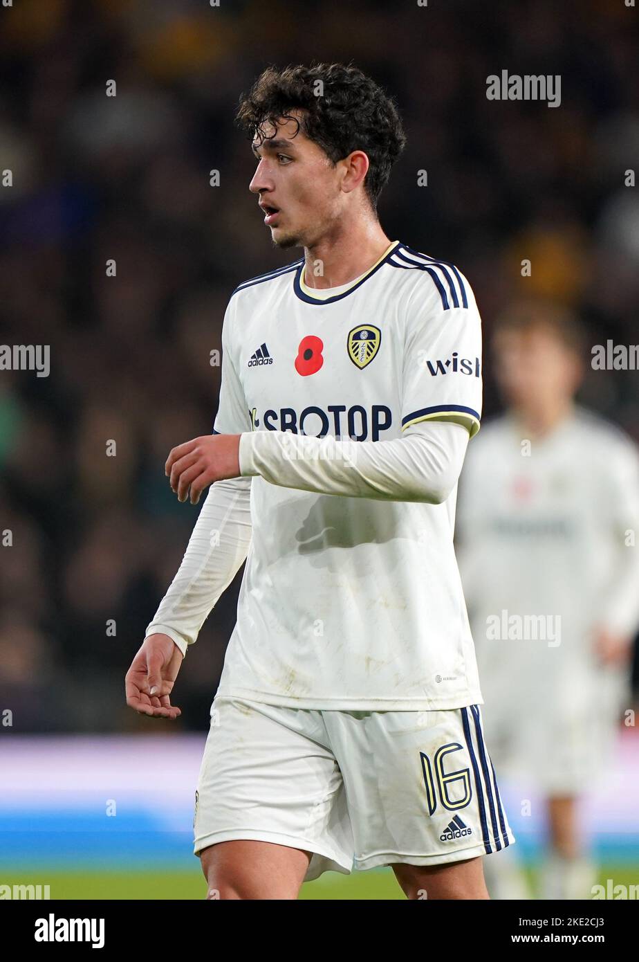 Leeds United's Sonny Perkins during the Carabao Cup third round match ...