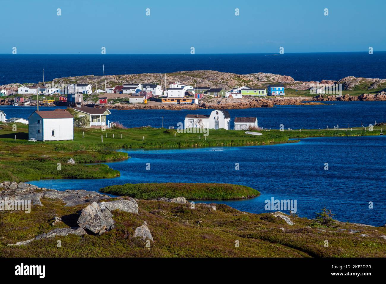 Harbour buildings, Joe Batt's Arm, Newfoundland and Labrador NL, Canada ...