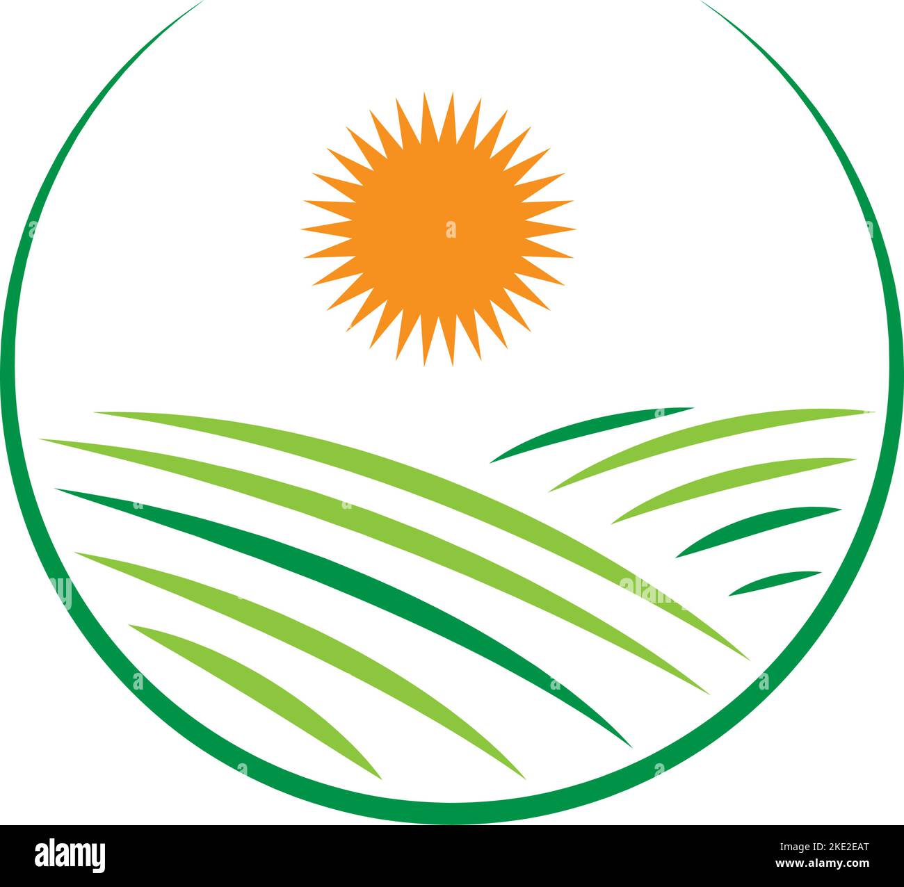 Agriculture logo icon design illustration vector Stock Vector Image ...