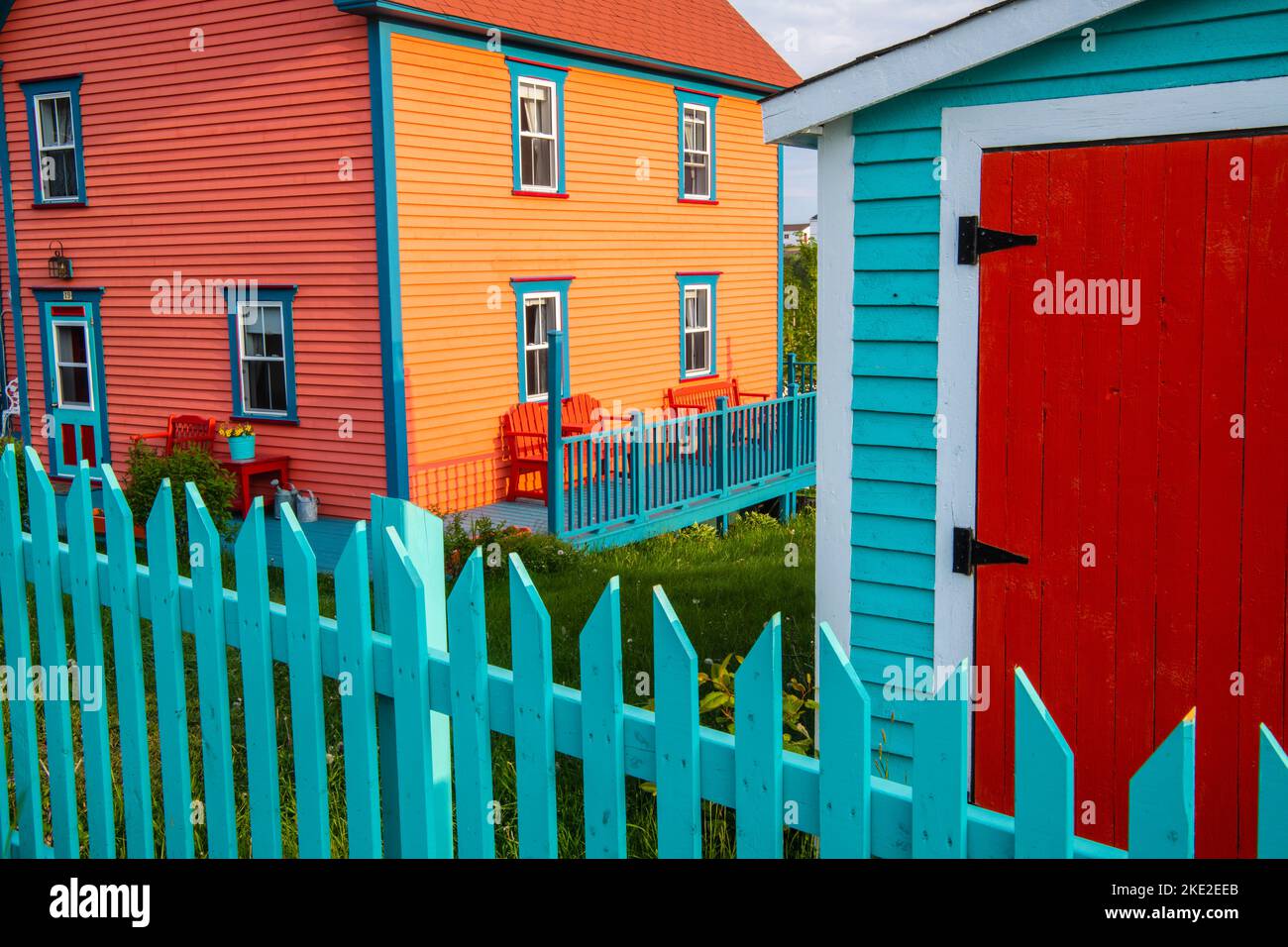 The Pumpkin House (1871), Durrell, Newfoundland and Labrador NL, Canada Stock Photo Alamy