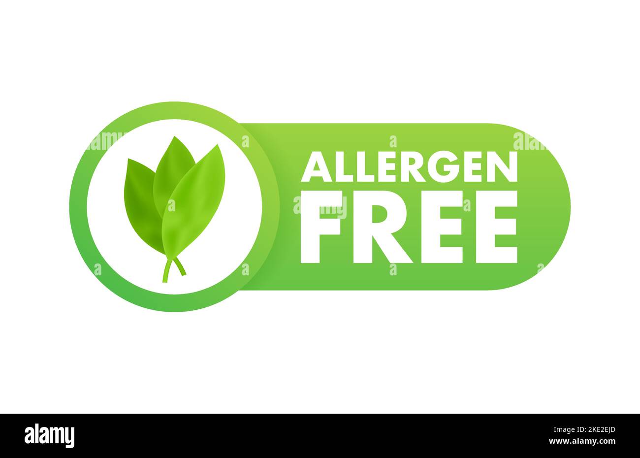 Allergen free stamp. allergen free round ribbon label. Vector stock ...