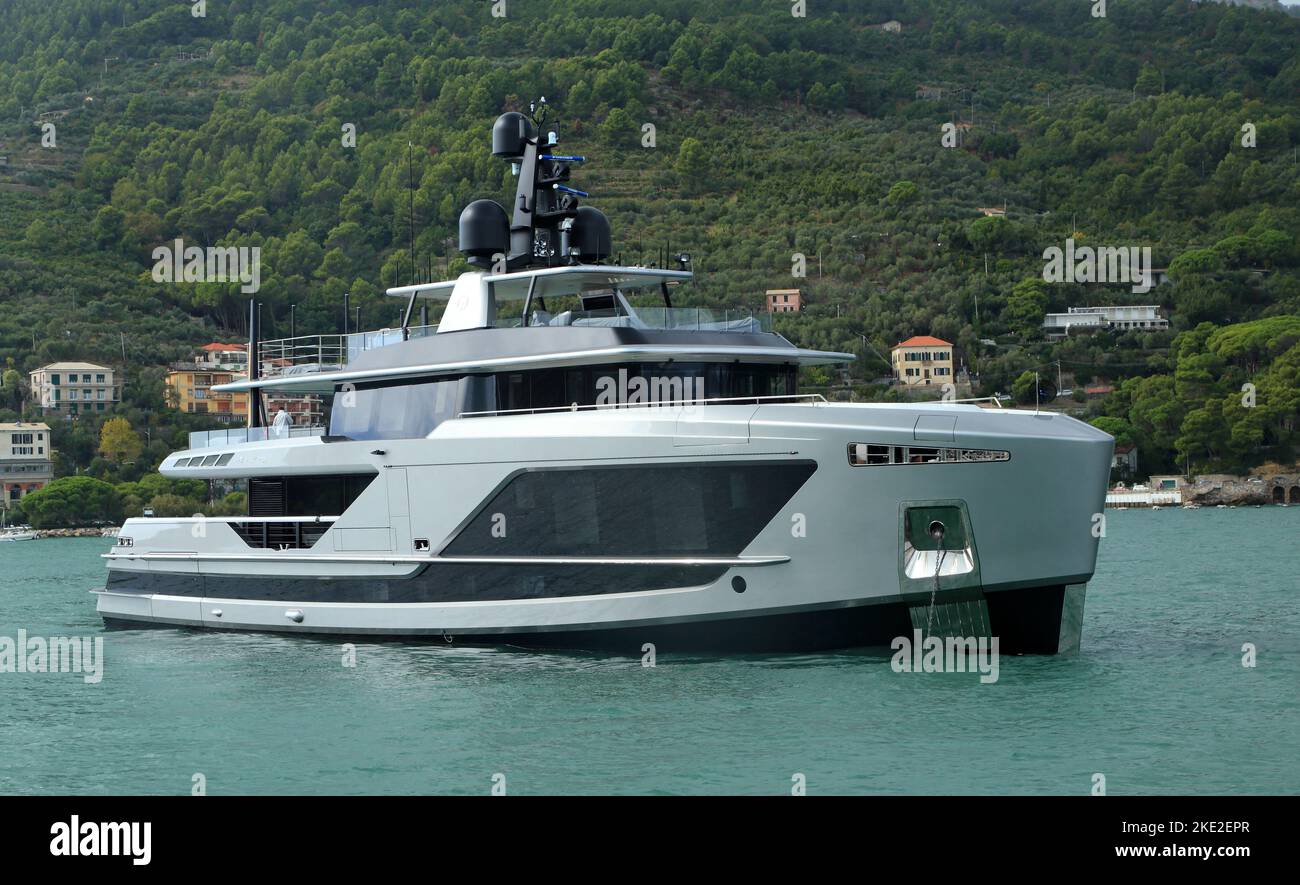 Yacht Baglietto, model CUSTOM 38M Stock Photo