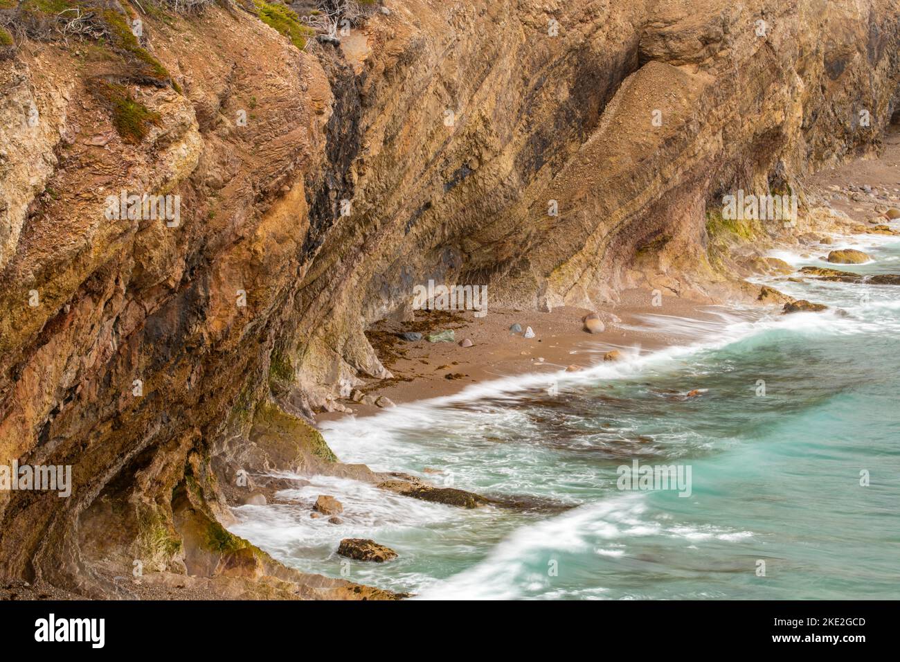 Coastal rocks, Boutte du Cap, Newfoundland and Labrador NL, Canada ...