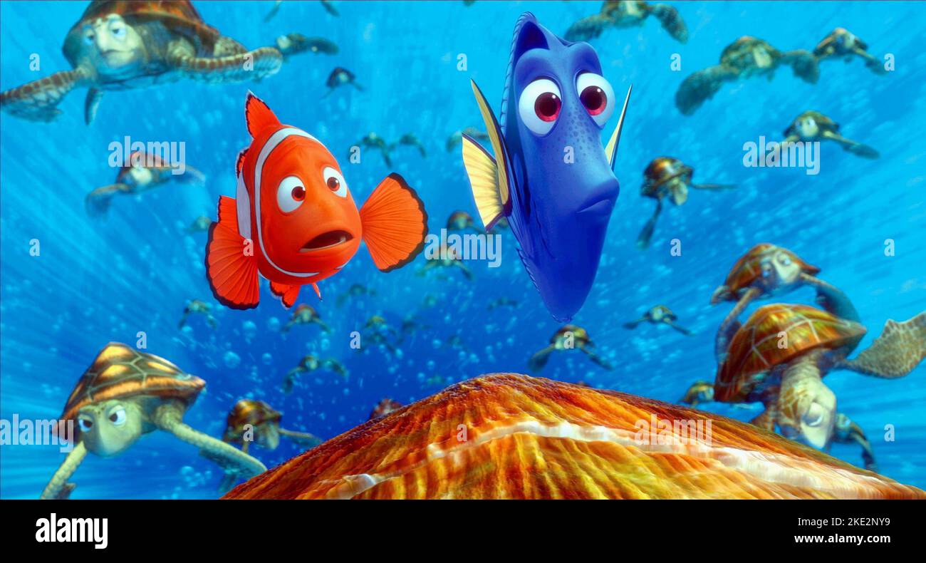 FINDING NEMO, MARLIN, DORY, 2003 Stock Photo