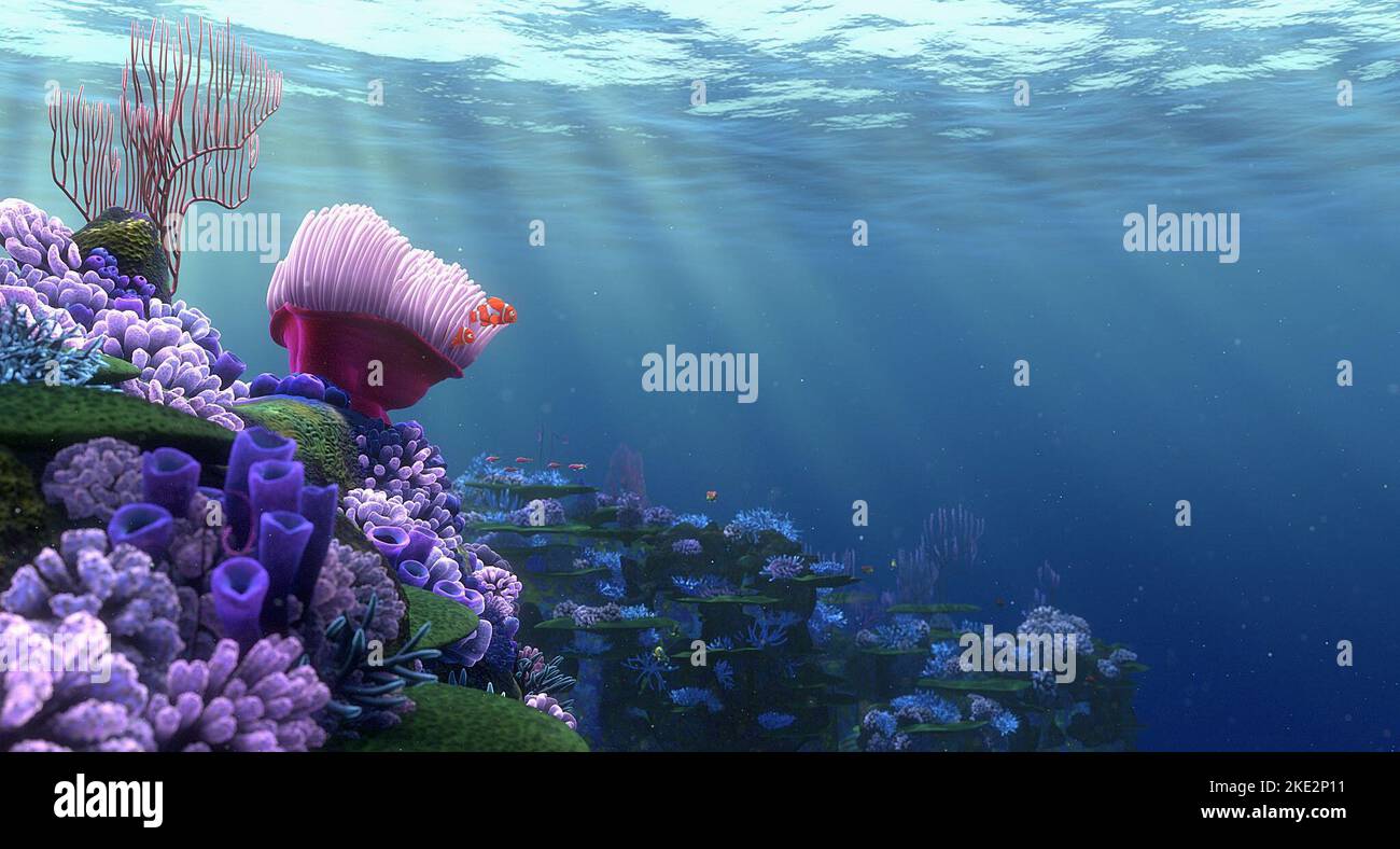 FINDING NEMO, THE CORAL REEF, 2003 Stock Photo