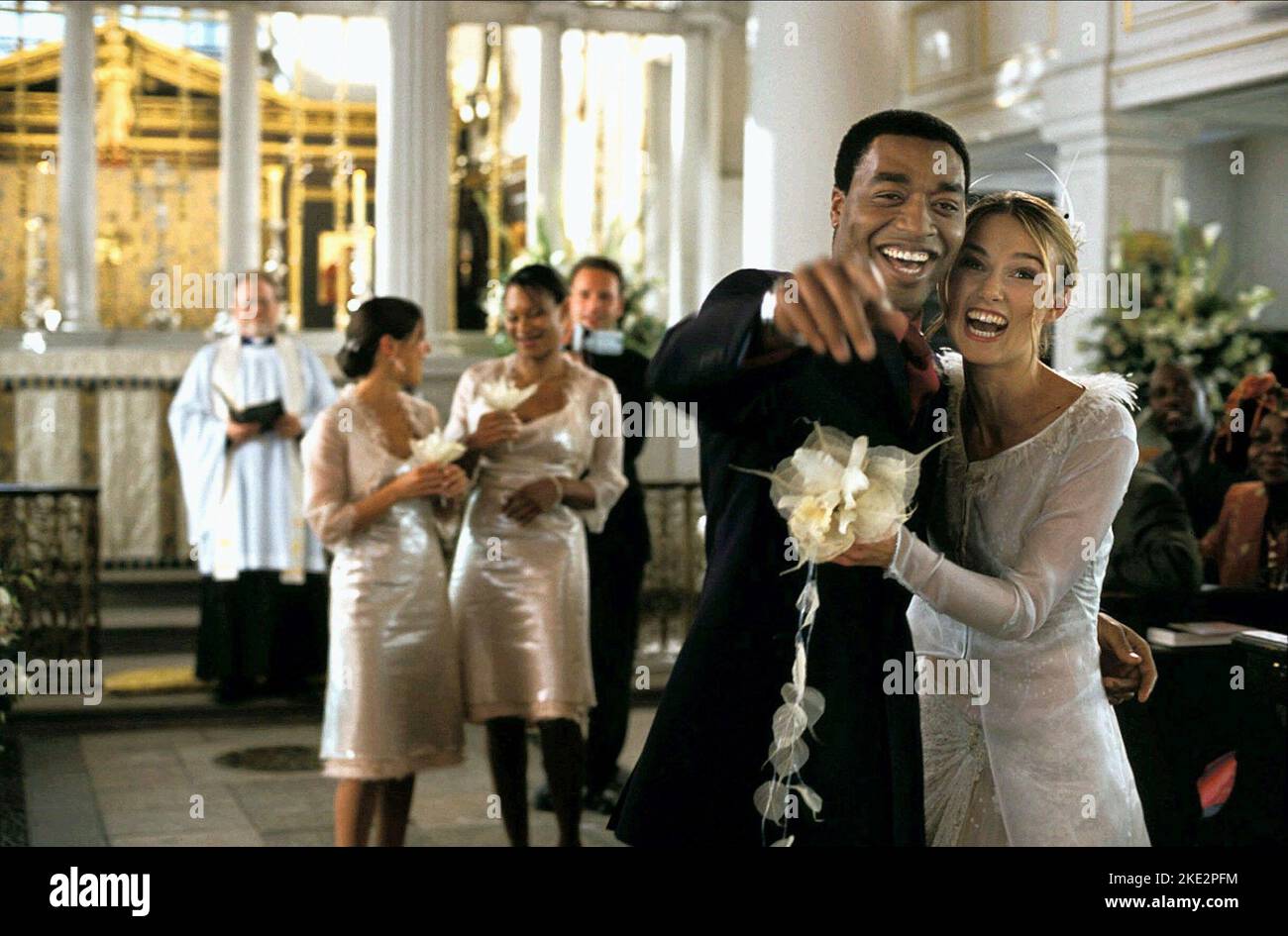 EJIOFOR,KNIGHTLEY, LOVE ACTUALLY, 2003 Stock Photo