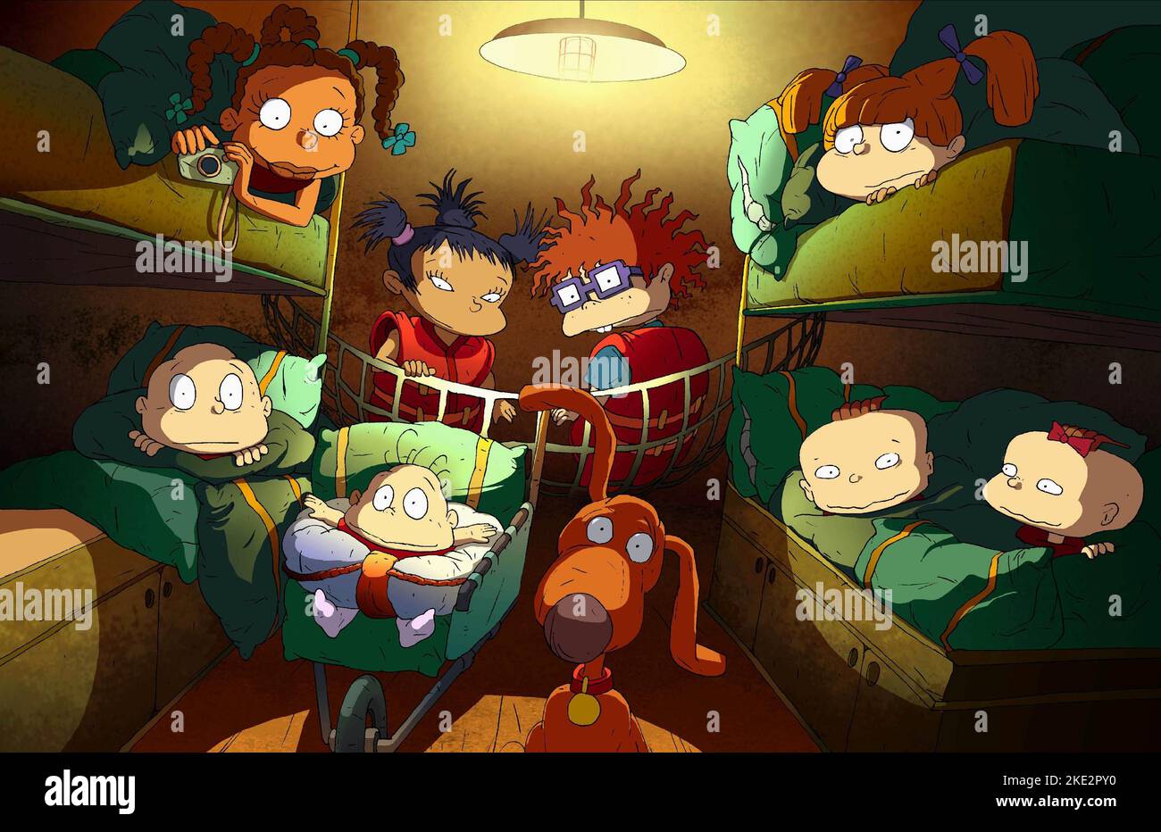 SPIKE,DIL,TOMMY,SUZIE,KIMI,CHUCKIE,LIL,PHIL, RUGRATS GO WILD, 2003 Stock Photo