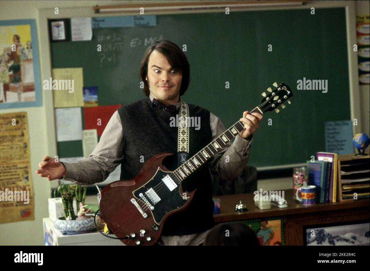 SCHOOL OF ROCK 2003 Paramount Pictures film with Jack Black Stock Photo -  Alamy