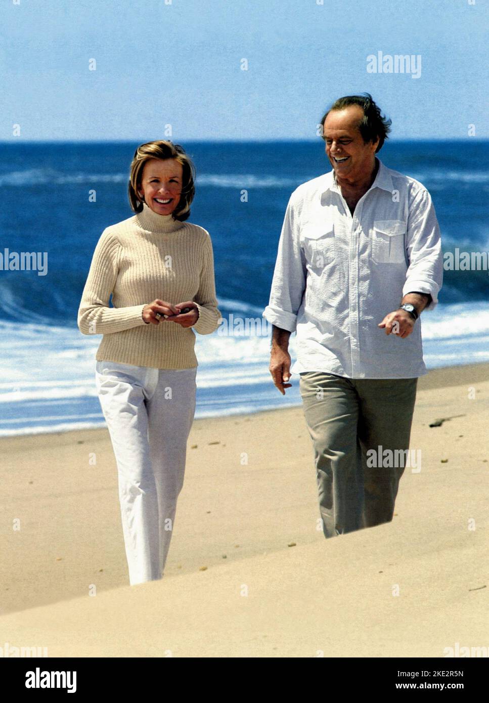 SOMETHING'S GOTTA GIVE, DIANE KEATON, JACK NICHOLSON, 2003 Stock Photo