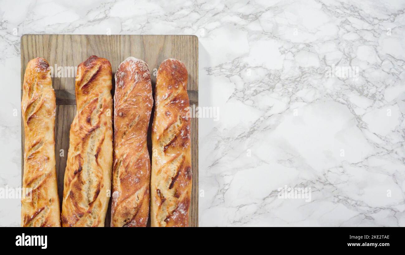 French Baguette bread Stock Photo - Alamy