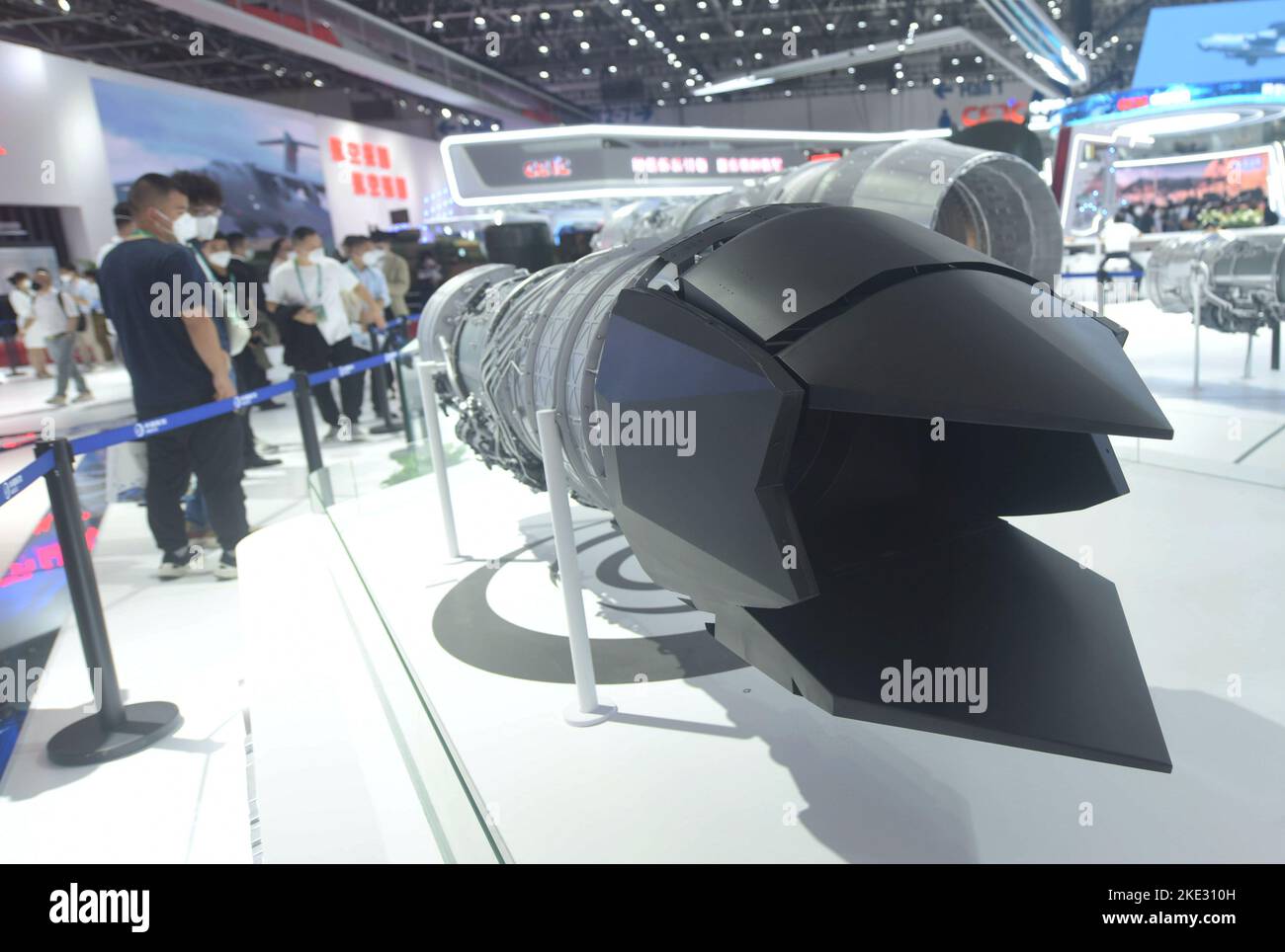 ZHUHAI, CHINA - NOVEMBER 9, 2022 - Visitors look at the 