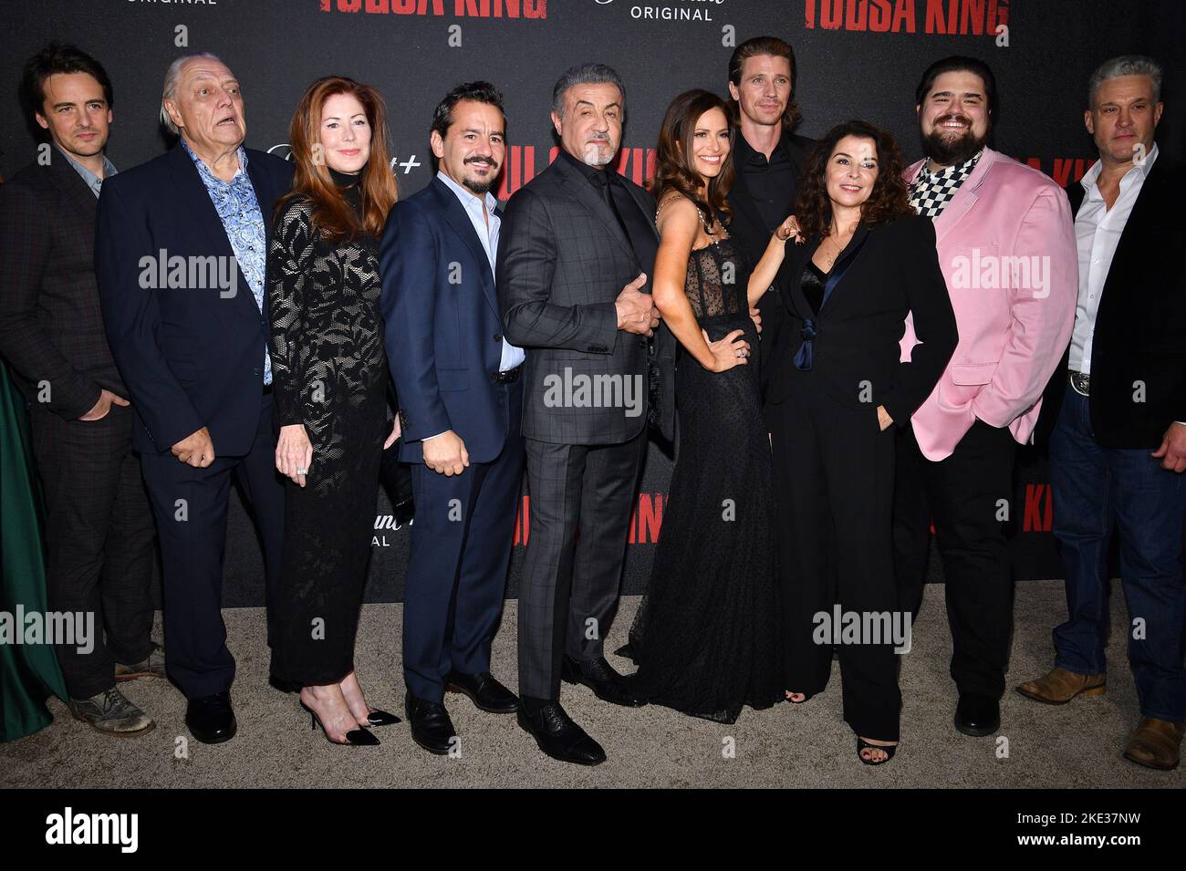 (L-R) Vincent Piazza, A.C. Peterson, Dana Delany, Max Casella ...