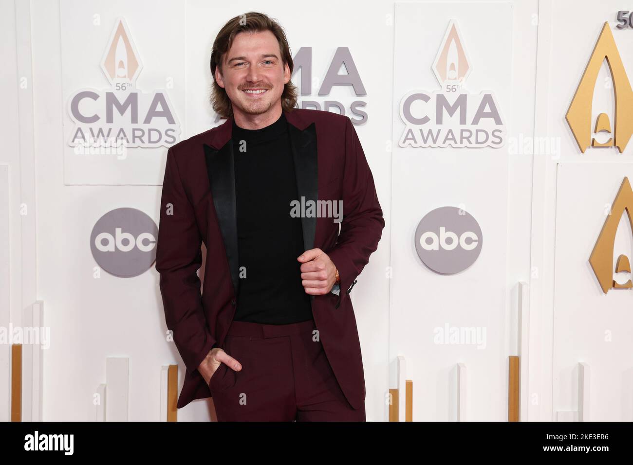 Wallen arriving at the 56th Annual Country Music Association