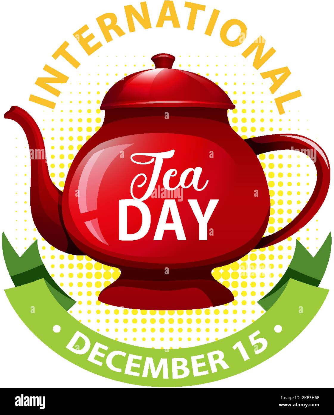 International tea day text banner illustration Stock Vector Image & Art