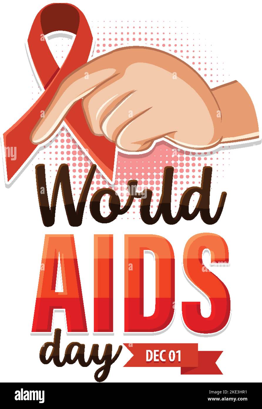 World AIDS Day Poster Design illustration Stock Vector Image & Art Alamy