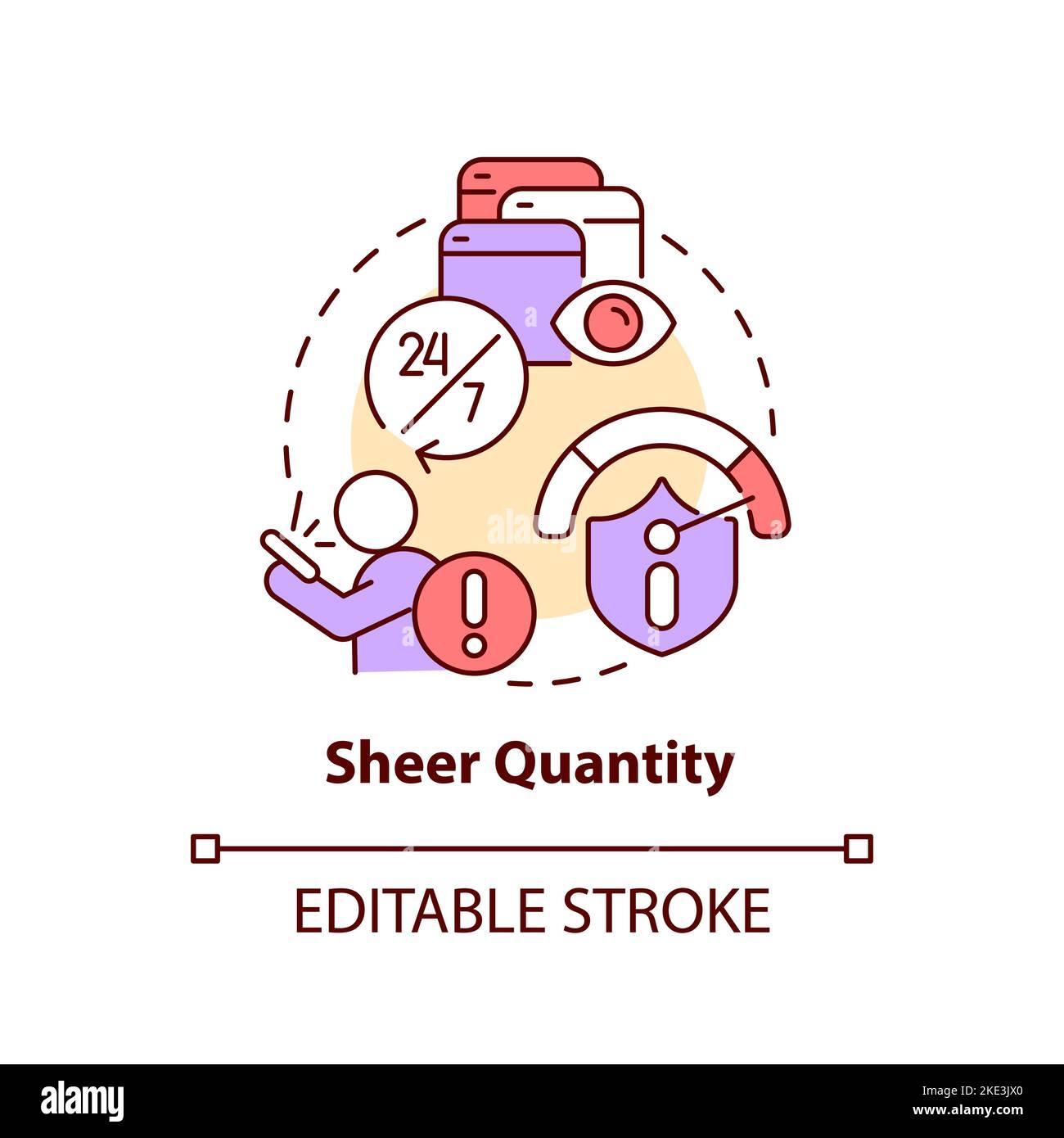 Sheer quantity concept icon Stock Vector Image & Art Alamy