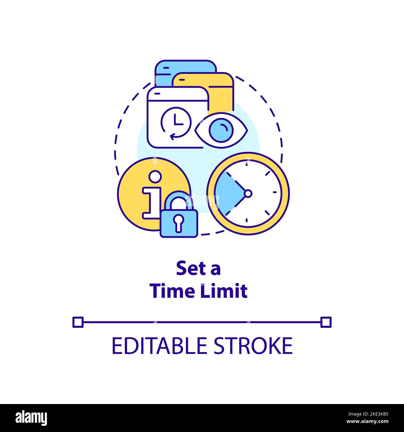 Set Time Limit Concept Icon Stock Vector Image Art Alamy set-time-limit-concept-icon-stock-vector-image-art-alamy