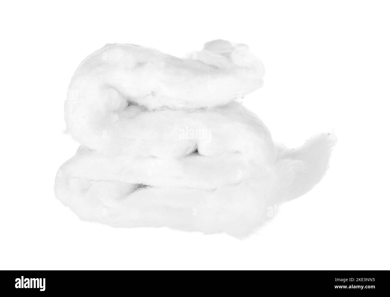 Heap of soft cotton wool on white background Stock Photo Alamy
