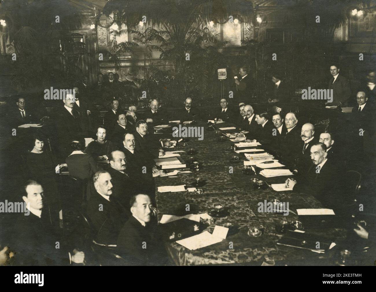 Meeting of the delegates to the League of Nations, Geneva, Switzerland