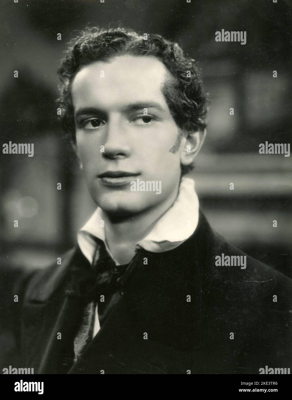 Italian actor Leonardo Cortese in the movie A Romantic Adventure (Una