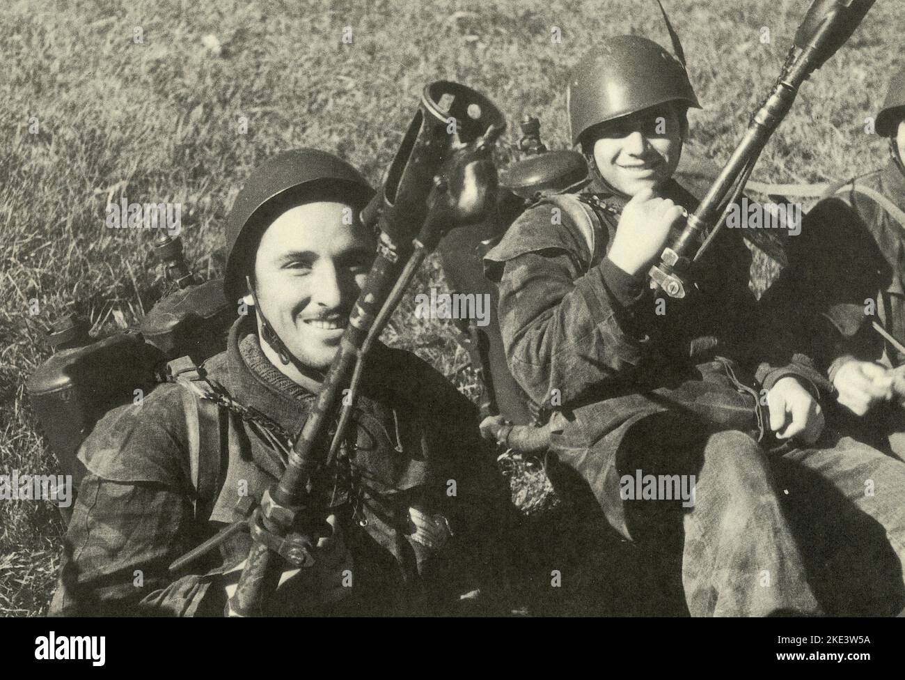 Italian volunteer soldiers of the X Mas fascist flotilla, Italy 1944 Stock Photo