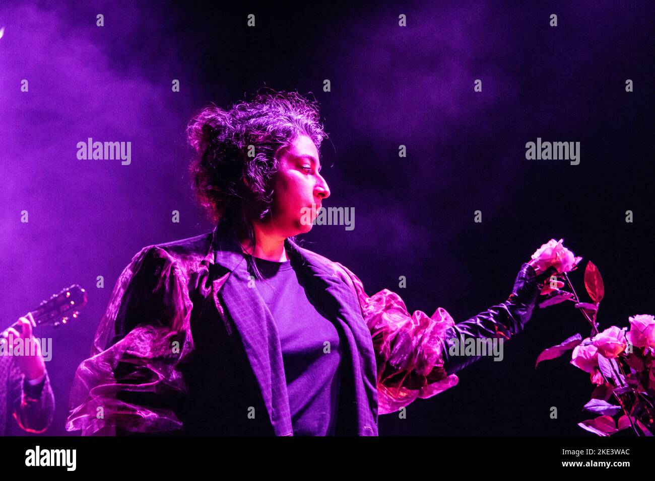 Copenhagen, Denmark. 09th Nov, 2022. The Pakistani singer, composer and music producer Arooj Aftab performs a live concert at Hotel Cecil in Copenhagen. (Photo Credit: Gonzales Photo/Alamy Live News Stock Photo
