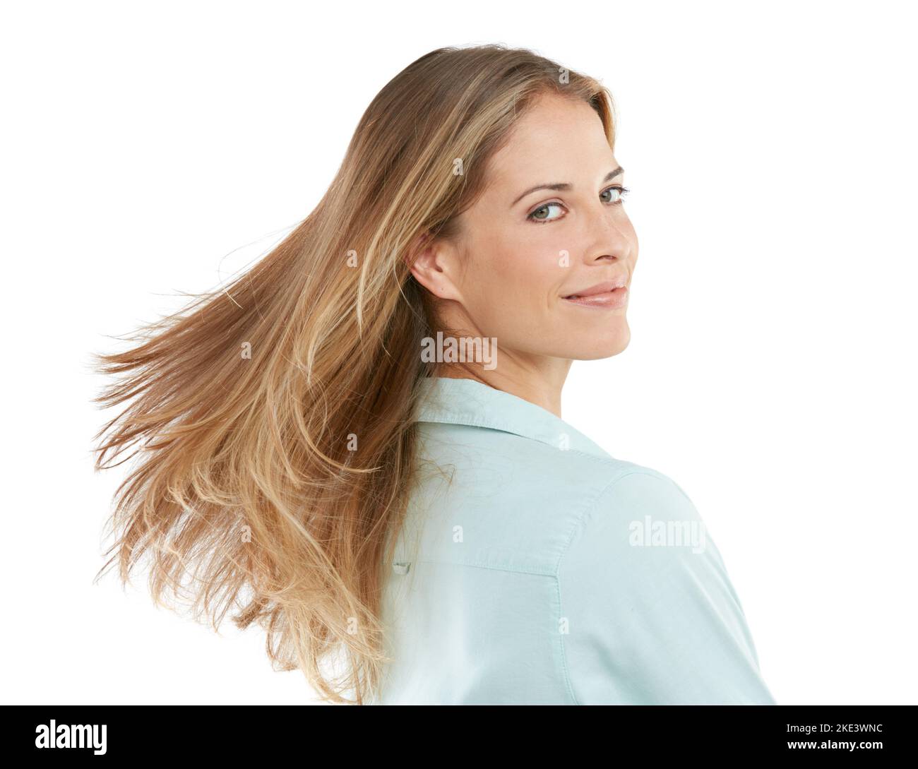 Bad Hair Day, Portrait Of A Beautiful Girl With Messed Up Hair Isolated On  White Background Stock Photo, Picture and Royalty Free Image. Image  20761154.