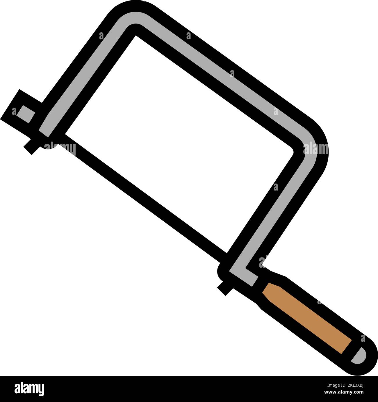coping saw color icon vector illustration Stock Vector Image & Art - Alamy