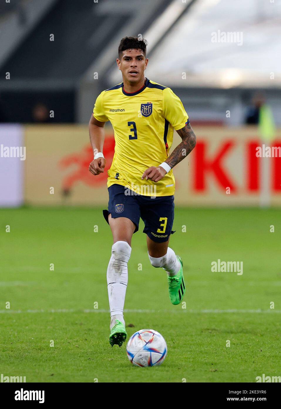 Dusseldorf, Germany. 27th Sep, 2022. Piero Hincapie (ECU) Football