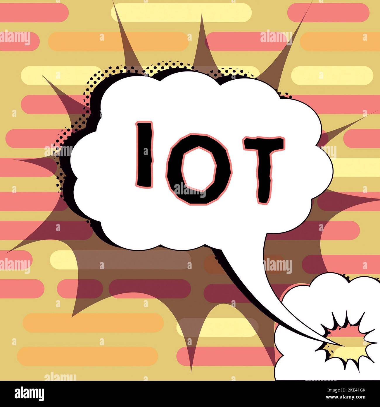 Text showing inspiration Iot. Concept meaning internet of things ...