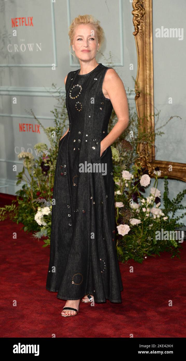 Photo Must Be Credited ©Alpha Press 078237 08/10/2022 Gillian Anderson The Crown Season 5 Five