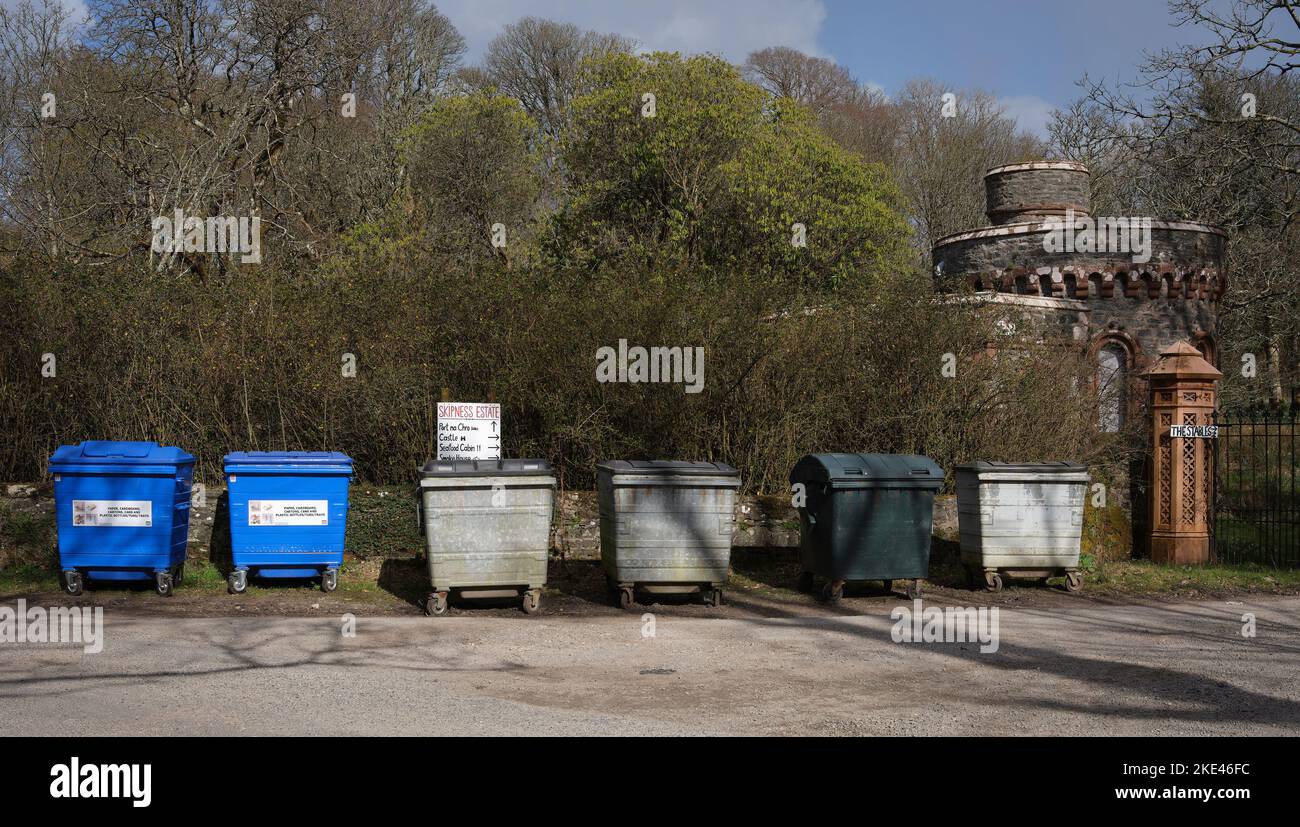 Wheelie bin collection scotland argyll hi-res stock photography and ...