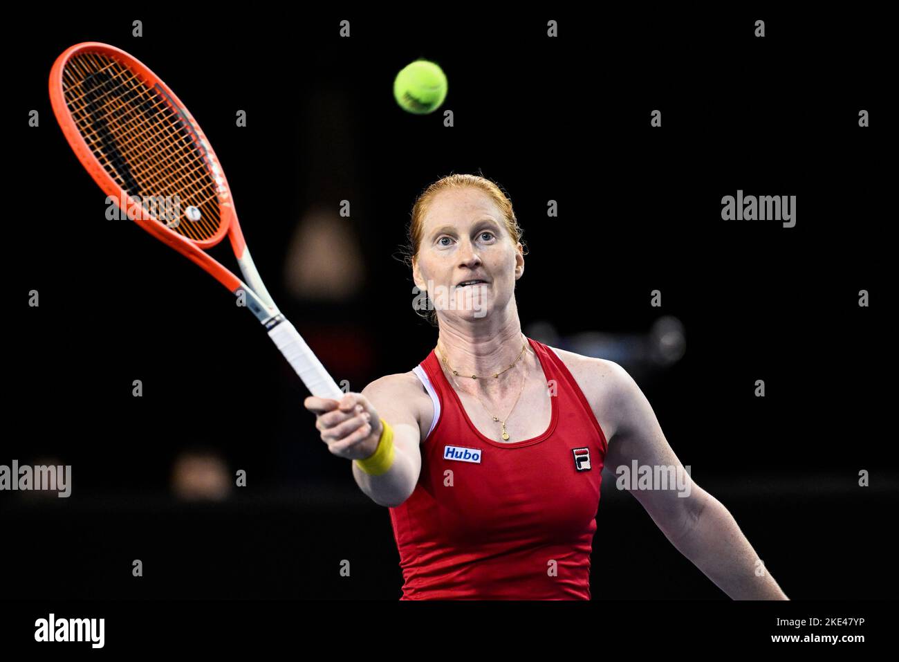 Glasgow, Scotland,10 November 2022. Belgian Alison Van Uytvanck