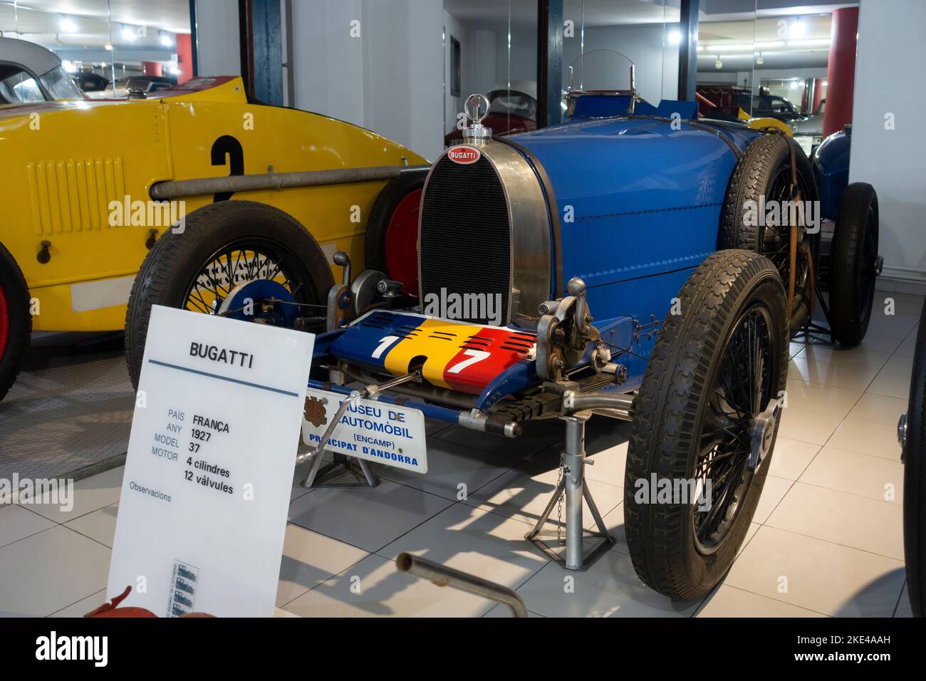 Bugatti model 37 (1927).Automobile Museum.Encamp.Andorra Stock Photo