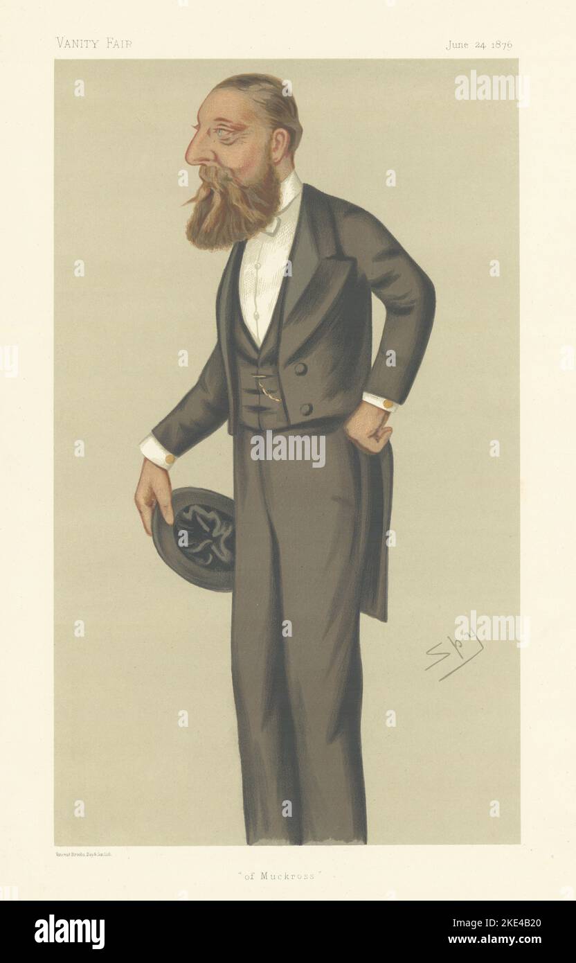 VANITY FAIR SPY CARTOON Henry Arthur Herbert of Muckross. Ireland 1876 print Stock Photo