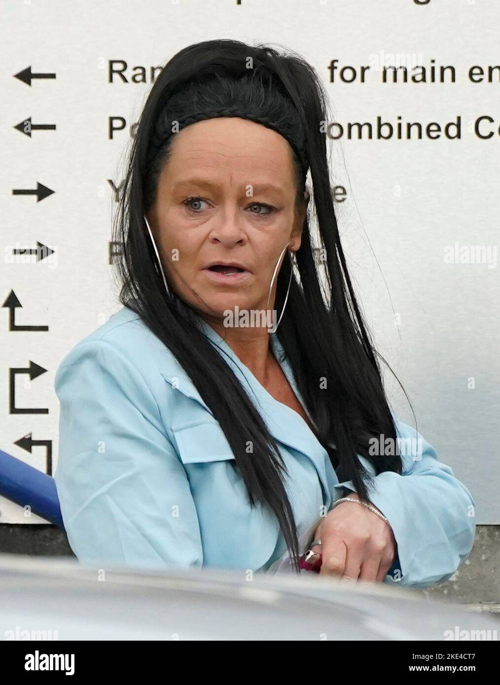 Lisa Garner, 45, of Botley Drive, Havant, Hampshire, leaves Portsmouth ...